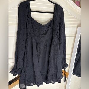 Black Long-Sleeve Dress